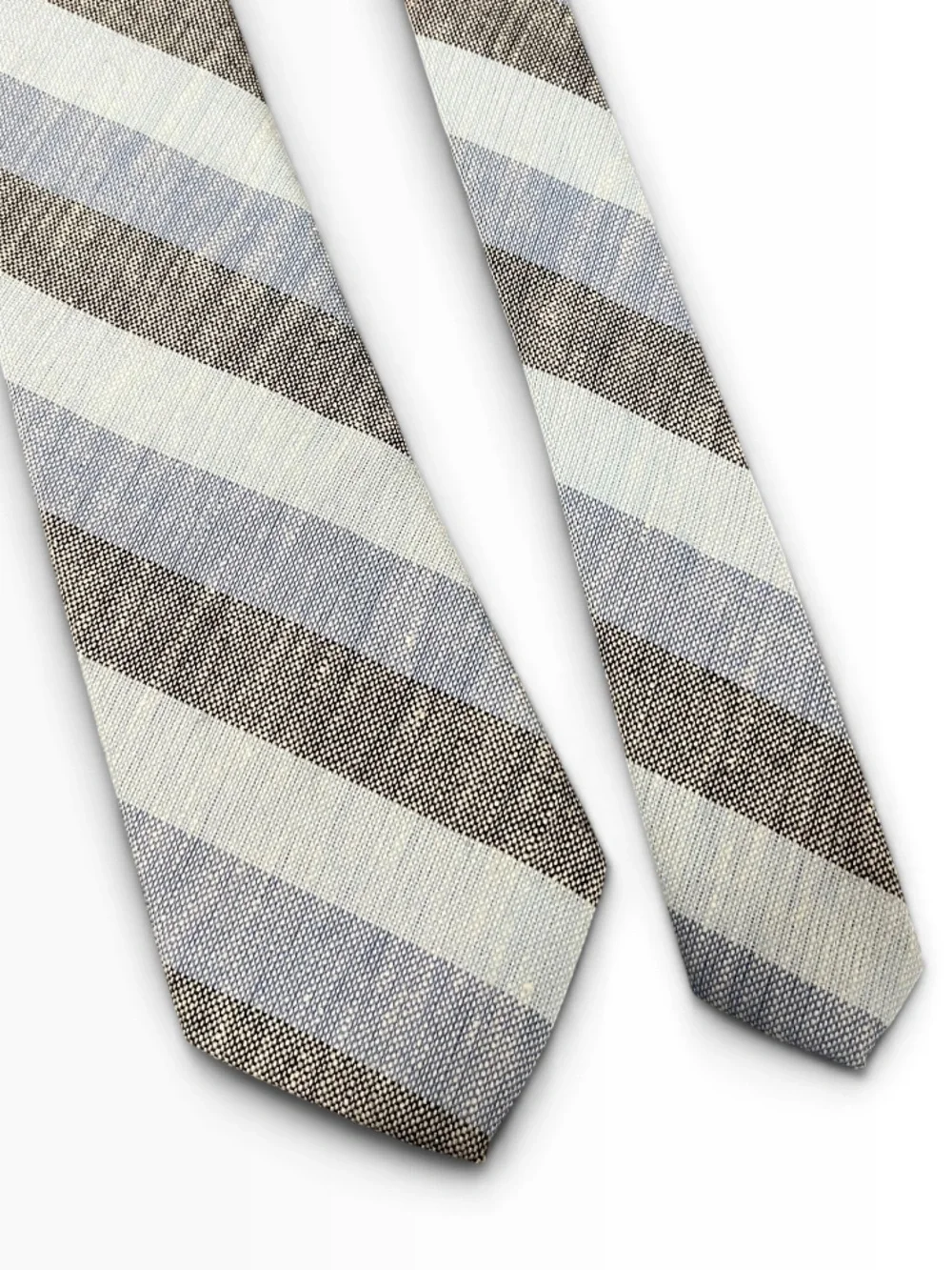 Vintage Cambridge Classics Linen Blend Tie Preppy Classic